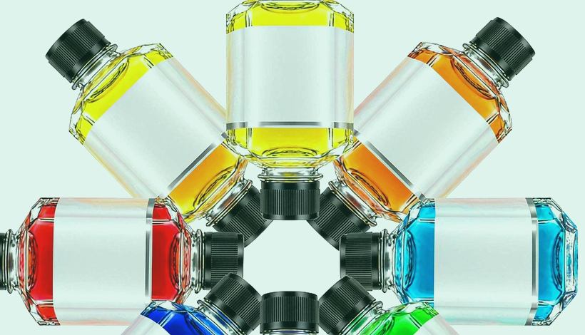 Fruit Blend E Juice packaging detail