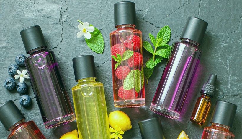 Fruit Blend E Juice packaging detail